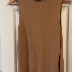 Sleeveless Tan Women's Top
